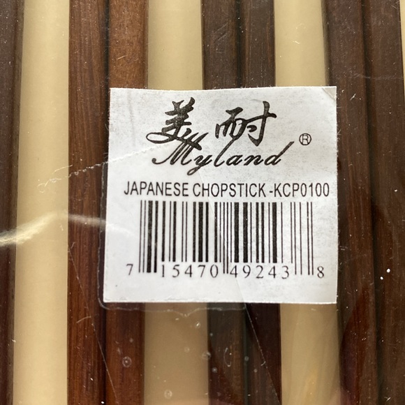 10 Sets of Wooden Reusable Japanese Chopsticks. NEW - Picture 5 of 8